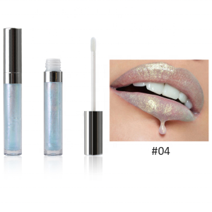 Four Colors Private Label Lipgloss Holographic Shimmer Lip Gloss