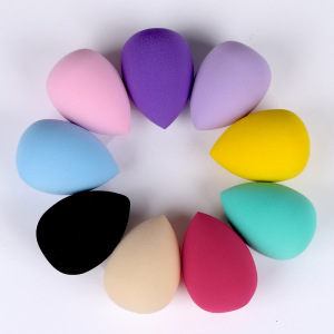 Free sample beauty product Super Soft Beauty cosmetics teardrop Makeup sponge powder Puff Cosmetic round shape makeup sponge