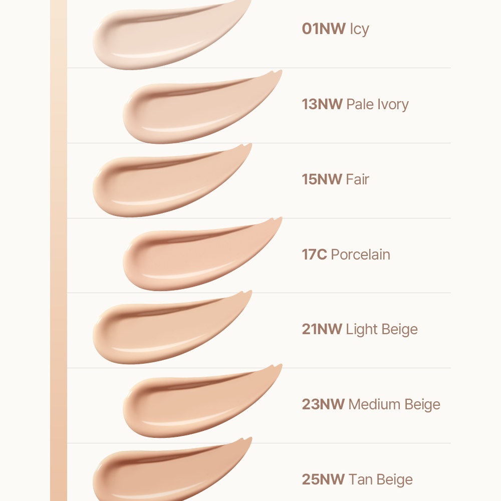 [GIVERNY] DEWY GLASSY FOUNDATION (7 shades)