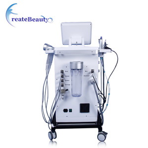 guangzhou Newest beauty machine multifunction facial machine Hydra +oxygen+BIO+skin scrubber+PDT for skin care