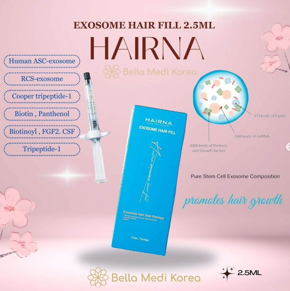 HAIRNA Exosome  Hair Fill