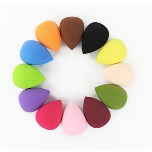 High Quality Top sale water drop cute type makeup cosmetic puff sponge,Non latex cosmetic sponge puff