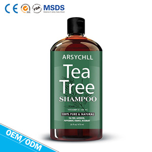 Hot selling OEMODM 100% pure & organic tea tree oil shampoo