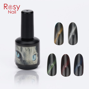 Hot selling Pretty colors 4d magic cat eye nail gel polish for nail art painting