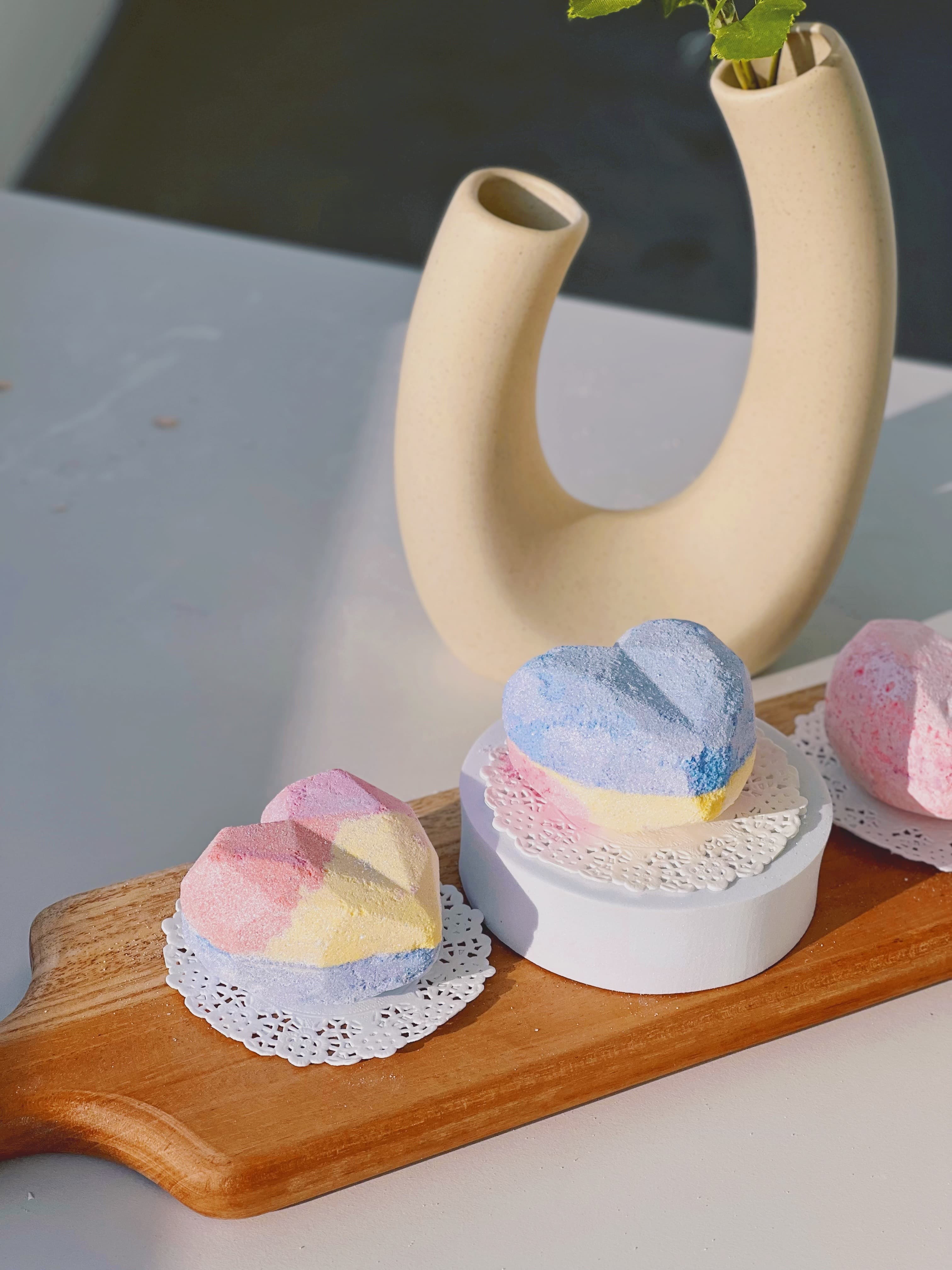 Hypoallergenic 0.0% Bath Bomb Natural Ingredients  Healing Bubble Bath