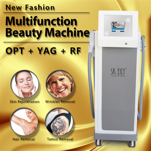 IPL SHR ND YAG Laser rf hair removal multifunction beauty machine spa equipment for beauty salon