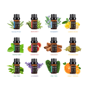 Kanho 100% Pure Natural Lavender Peppermint Eucalyptus Tea Tree  Essential Oil Set 20/5ml Aromatherapy Diffuser Gift Set