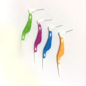 L type interdental brush toothpick dental care orthodontic tooth brush