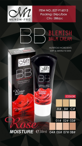 Menow Cosmetics F16013 Waterproof Moisturizing Rose BB Cream