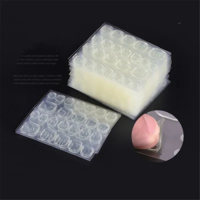 Nail Art Double-Sided Jelly Glue Wearing Fake Nails Special Nail Art Sticker Patch Transparent Sticker Glue Nail Face Glue