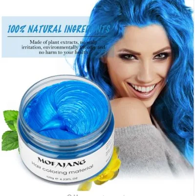 Natural Washable Moisturizing Modelling Fashion Colorful Hair Color Wax