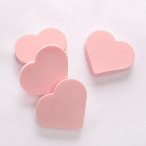 New Arrivals Washable Foundation Cosmetic Puff Heart Shape Powder Makeup Sponge