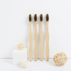 New Product Ideas Custom Biodegradable Moso Bamboo Toothbrush Bamboo Toothbrush Wholesale