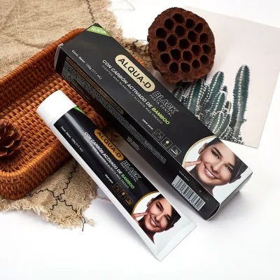 OEM Wholesale Natural Organic Activated Bamboo Charcoal Teeth Whitening Adult Mint Toothpaste