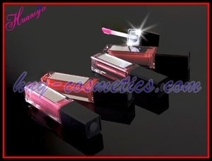 Private label lip gloss with led light and mirror