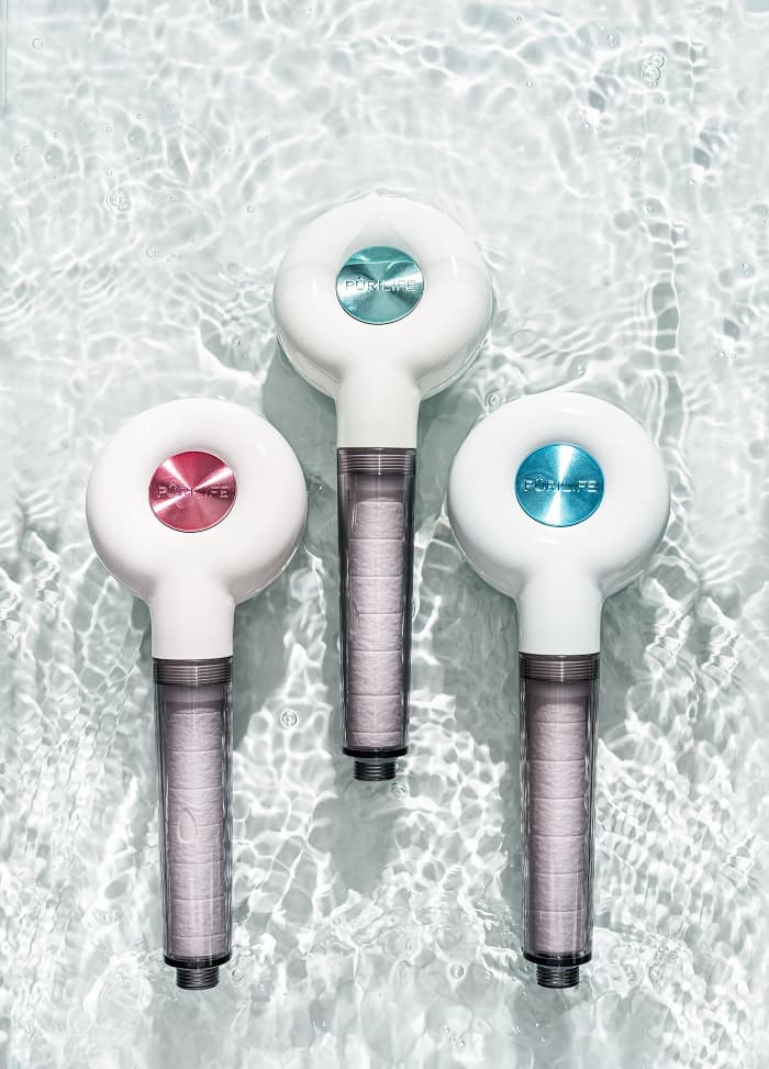 Purilife  water saving shower  head [ Pink/  Blue/ Green ]