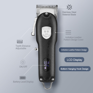 RESUXI JM-P1 Rechargeable Electric Clipper Barber Hair Trimmer Man