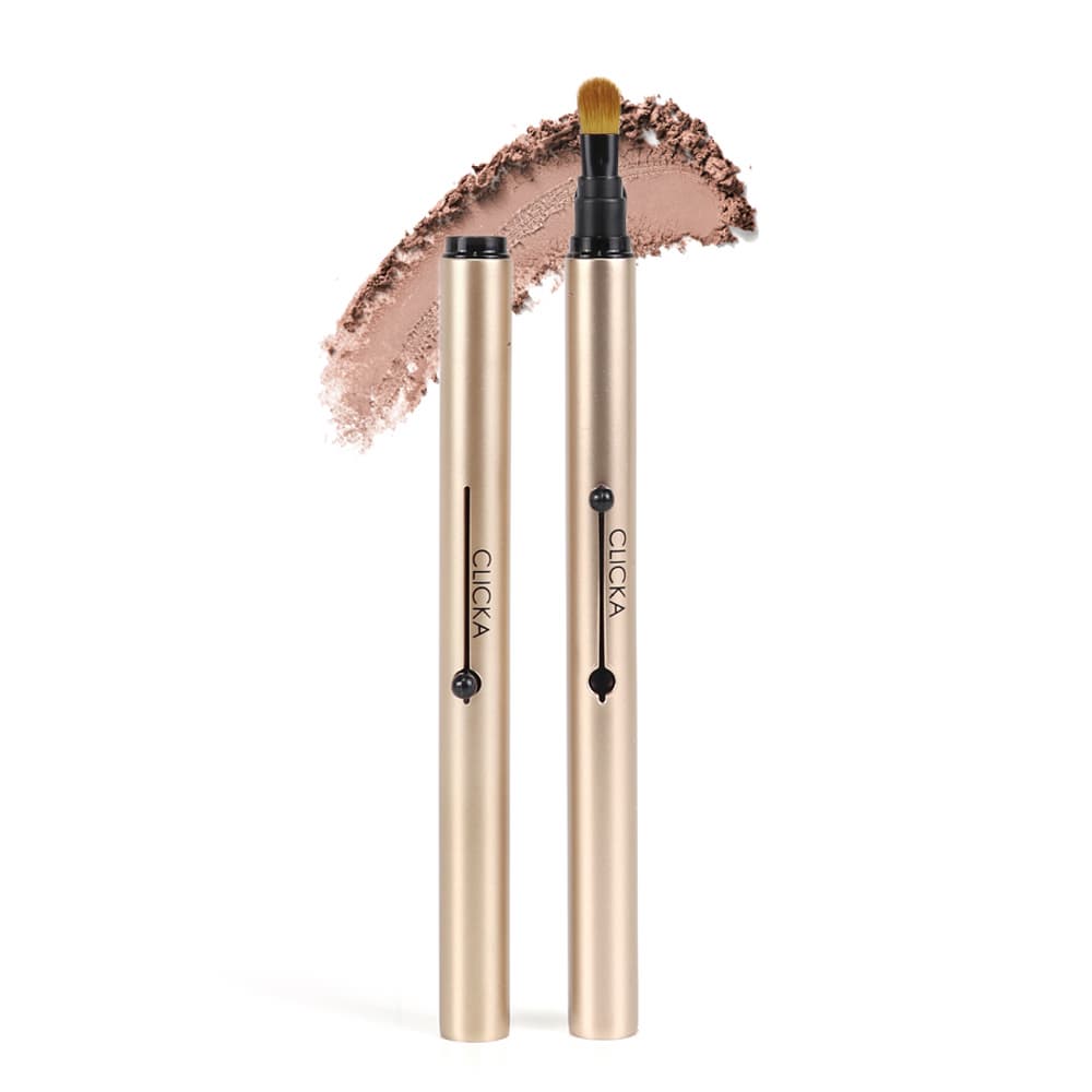 Retractable Automatic Lid Lip Eyeshadow Eyebrow Makeup Brush