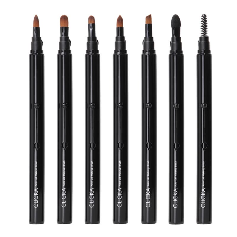 Retractable Automatic Lid Lip Eyeshadow Pointshadow Concealer Eyebrow Makeup Brush