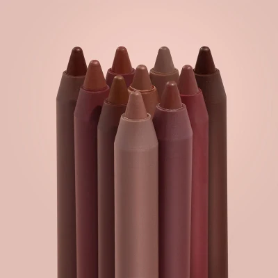 Retractable Vegan Scent Creamy Brown Nude Lip Liner Set