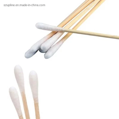 Reusable Qtips Cotton Buds Swab with Bamboo Case Storage Magnet Lid