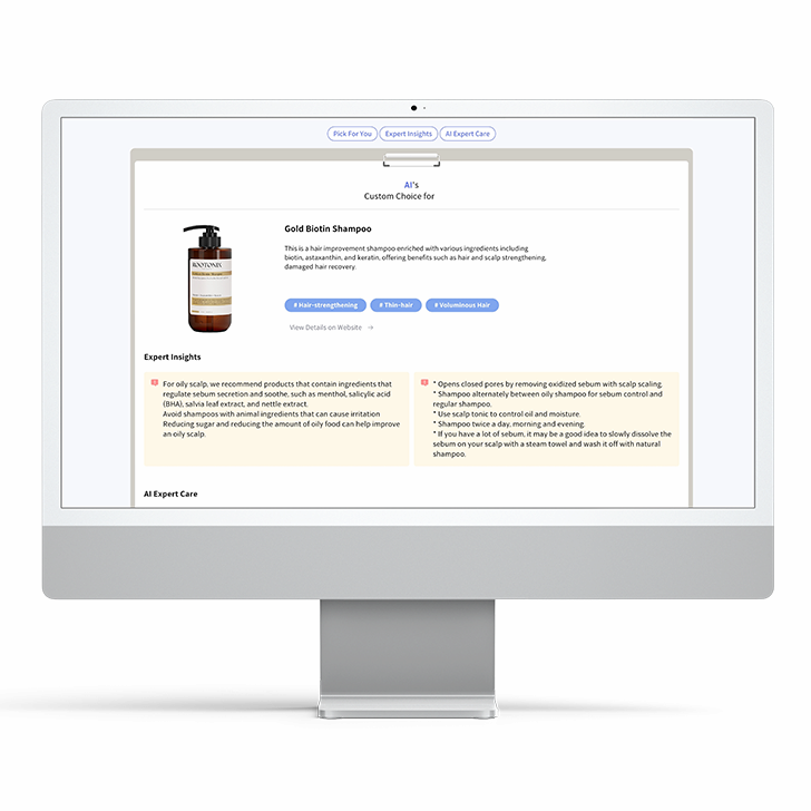 ROOTONIX A.I Scalp Diagnostic Service with MONADOO