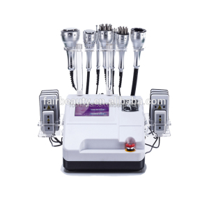 Salon use 8 in 1 warhammer 40K cavitation rf bio suction body shape  body slimming machine laser pads