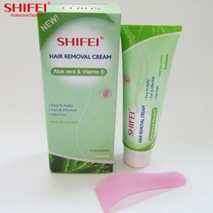 SHIFEI China factory free samples best hair Armpit hair armpit whitener permanent body hair removal cream for men or woman