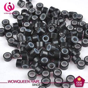 Silicone Micro Rings 1000 Pcs/bottle 5.0mm*3.0mm*3.0mm Hair Extension Tools Silicone Micro Beads/Rings/Links/Tubes
