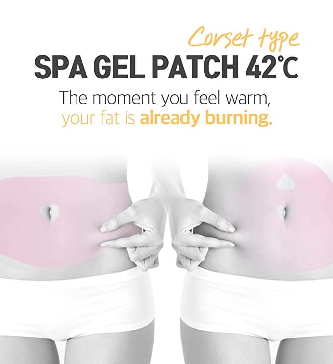 Spa Gelpatch 42℃ Body Applicator Wrap Fat Burner Weight Loss Cellulite Diet Patch