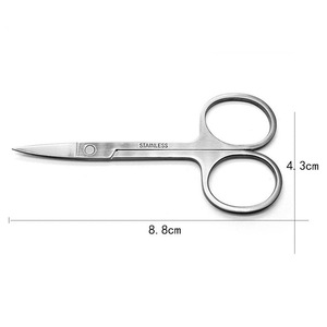 Stainless Steel Custom Makeup Tools  Eyelash Extensions Scissors  Stainless Steel Scissors For Eyelashes Eyebrow Scissors