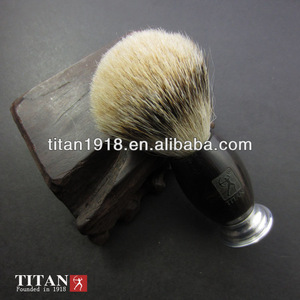 Titan badger hair  wood handle mens grooming shaving brush