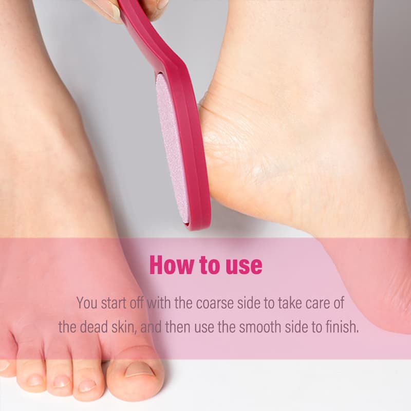 Victory Ceramic Pink Foot File/ foot exfoliator