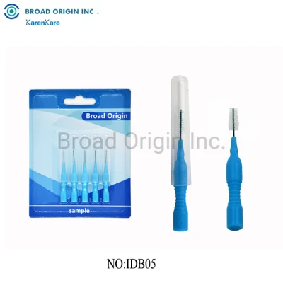 Wholesale Biodegradable Interdental Brush Dental Brush Pick Nylon Bristle PP Handle CE Certificate