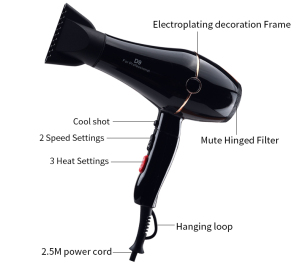 Wholesale Dual Voltage Revlon Hair Dryer Factory Directly Blow Straighteners Professional Salon Dryers Infrared Function