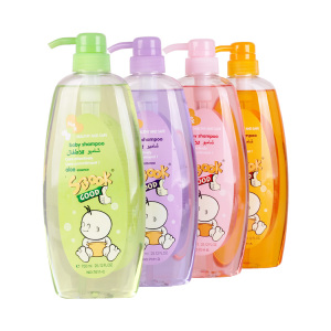 Wholesale OEM 750ml normal capacity baby hair care baby shampoo with pump