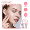 PDRN Pink Peptide Serum, Pink Glow Serum, Peptide Niacinamide Hydrating Moisturizing Firming,Uneven Skin Tone,Korean Skin Care