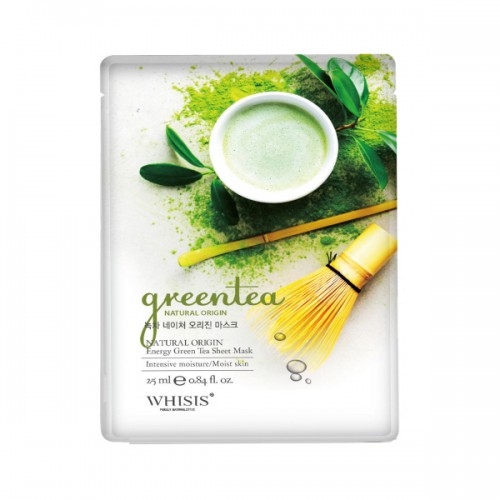 WHISIS Nature Origin Sheet Mask Green tea