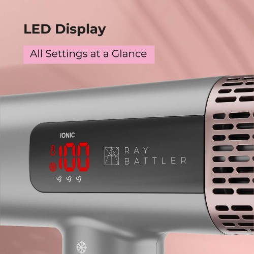 Ray Battler RB 0910 High-Speed Hair Dryer 1800W with Ionic Function