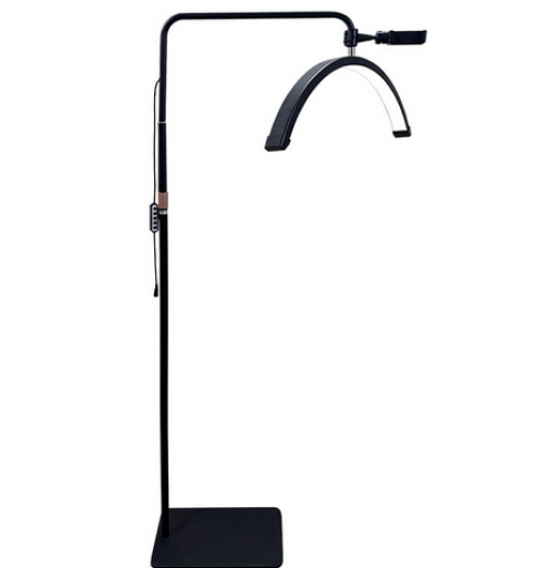 Half of the wheel is equipped with lights. This LED eyelash light is used to lengthen eyelashes and is applicable to eyelash techniques, nail techniques, tattooing and skincare. It can adjust the brightness and color mode (black).