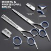 Professional Hair Cutting Scissors for men and women 10 Pieces Hair Scissors kit for Haircut Hair Shears for Home and Salon