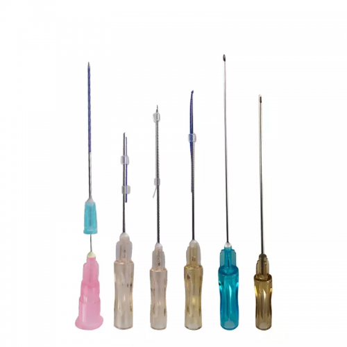 High Quality Face Lift Blunt Cannula W Type 20g Pdo Thread Double Needle Thread