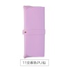 Custom Logo Private Label 10Pcs Purple Makeup Brush Set with PU Leather Travel Pouch Lavender Cosmetic Tool Kit