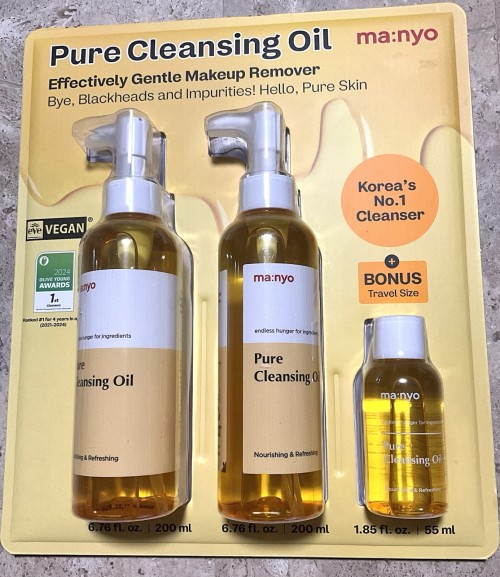 Manyo Pure Cleansing Oil 3 PC Set 6.7 oz + 1.8 pz