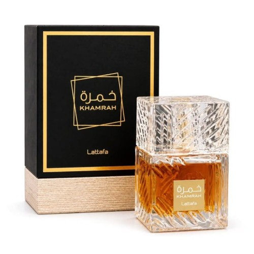 Lattafa Khamrah 100ml (3.4oz) EDP Spray For Unisex New In Box Long Lasting Spicy