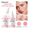 PDRN Pink Peptide Serum, Pink Glow Serum, Peptide Niacinamide Hydrating Moisturizing Firming,Uneven Skin Tone,Korean Skin Care