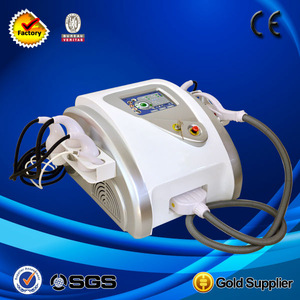2014Hot Sale CE Approval 19 in 1 multifunctional ipl rf nd yag laser hair removal machine