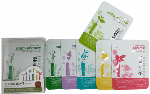 6 kinds of Aroma Mask Packs