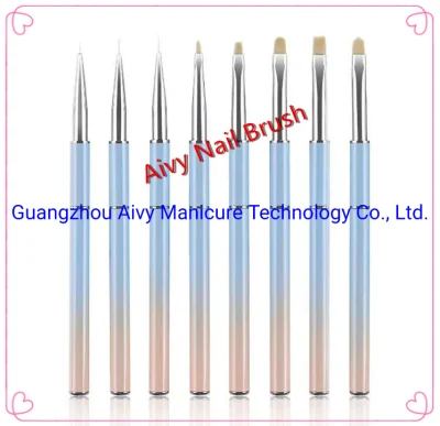 Aivy Double Pole Drill Point Pen Nail Brush