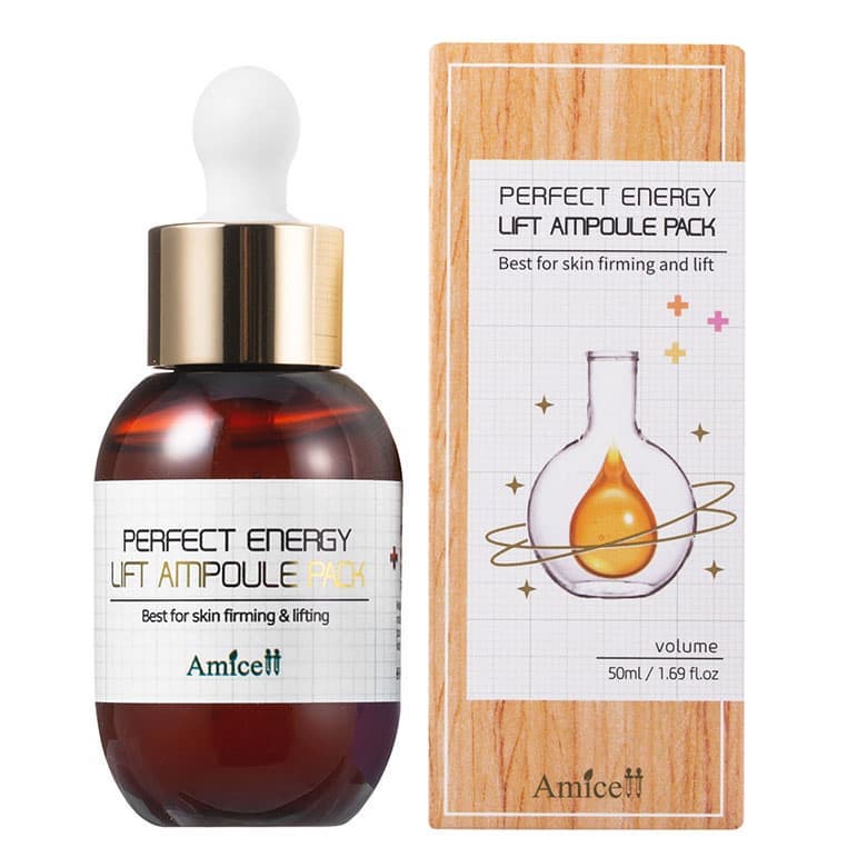 Amicell Skin Care Perfect Energy Lift Ampoule Pack Skin lifting Skin firming Anti-wrinkle Cosmetic